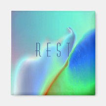 "Rest" Magnet Impressão colorido
