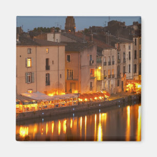 Imã Restaurantes ao longo do rio l'Herault. L'Herault