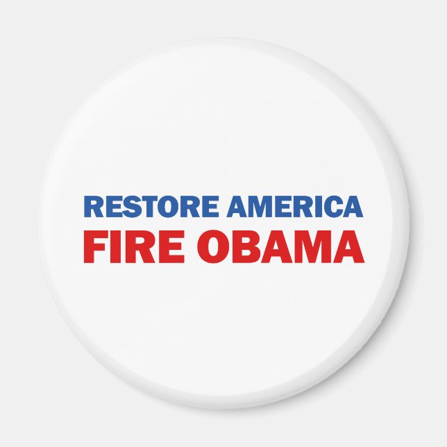 Imã Restaure America Fire Obama (Frente)