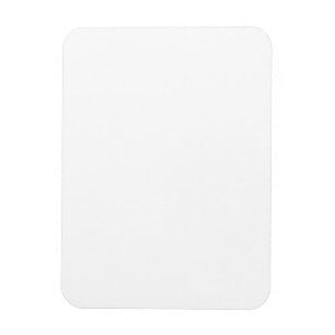 Ímã retangular branco da foto