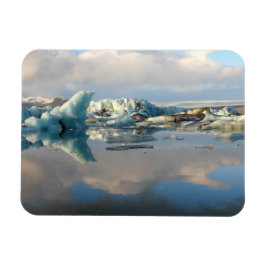 ímã retangular do lago Jokulsarlon iceberg