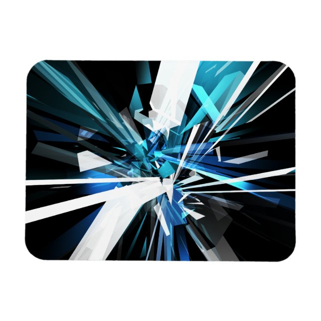 Ímã Retângulos Tangidos #2 (Horizontal)