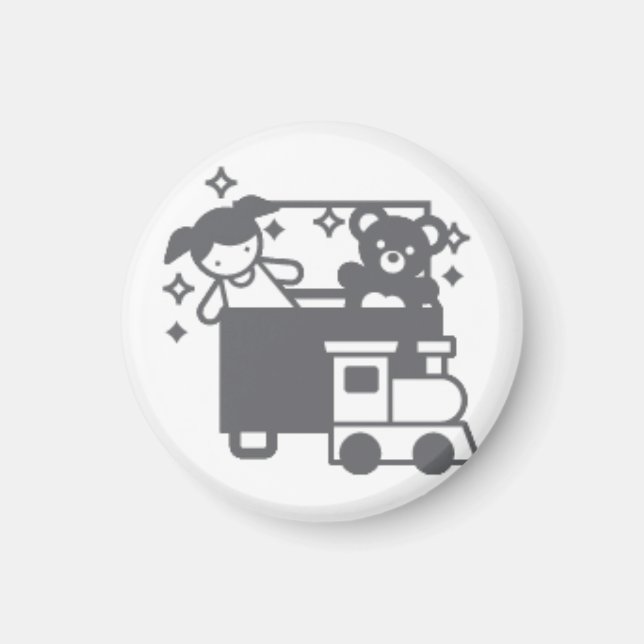 Imã Retiram actividades Button trabalhos domésticos (Frente)