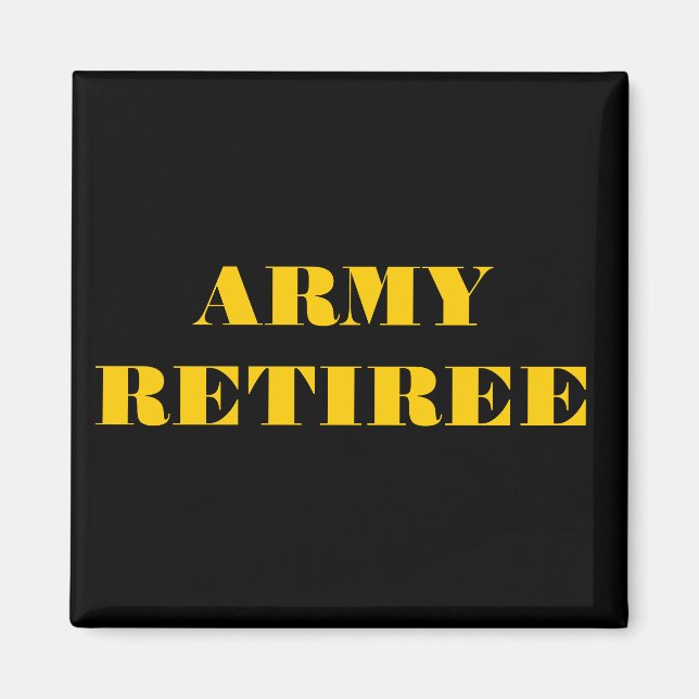 Imã Retiree do Exército do Magnet (Frente)