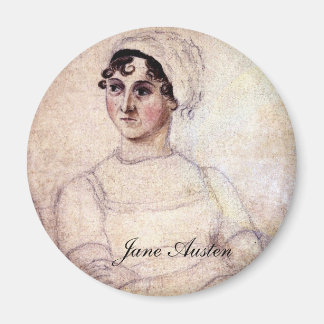 Imã Retrato antigo de Jane Austen