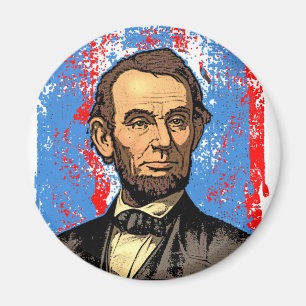 Imã Retrato bonito de Abraham Lincoln