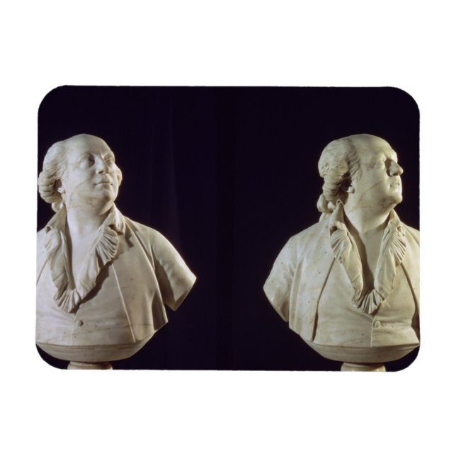 Ímã Retrato busto de Giuseppe Balsamo (1743-1795), cha (Horizontal)
