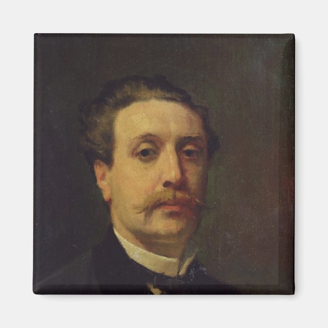 Imã Retrato da Cara de Maupassant 1876 (Frente)