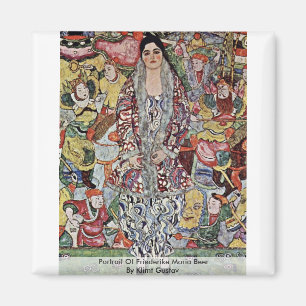Imã Retrato da cerveja de Friederike Maria por Klimt
