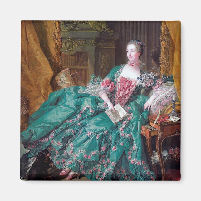 Imã Retrato da Madame Pompadour, Boucher (Frente)
