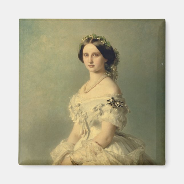 Imã Retrato da Princesa de Baden, 1856 (Frente)