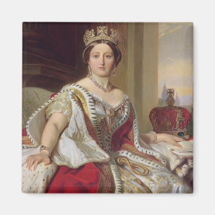 Imã Retrato da rainha Victoria (1819-1901) 1859 (óleo