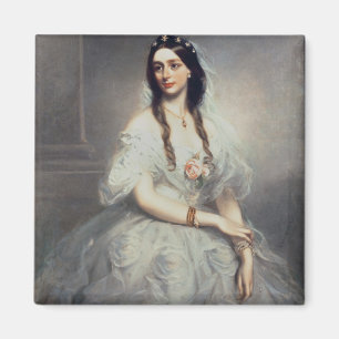 Imã Retrato da Sra. C.W.Stoughton (d.1907), Três-quar