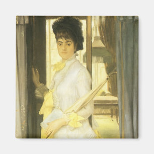 Imã Retrato da Srta. Lloyd por Tissot, Retrato Antigo