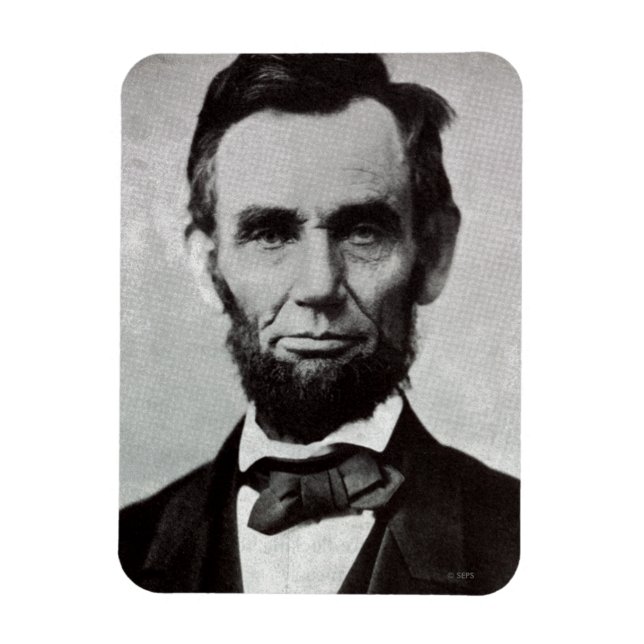 Ímã Retrato de Abe Lincoln 2 (Vertical)