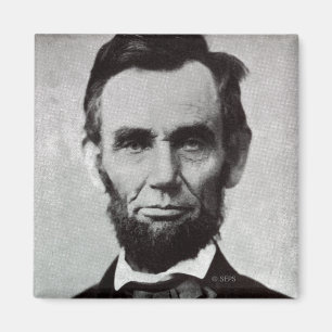 Imã Retrato de Abe Lincoln 2