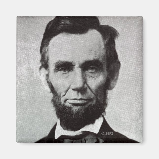 Imã Retrato de Abe Lincoln 2 (Frente)