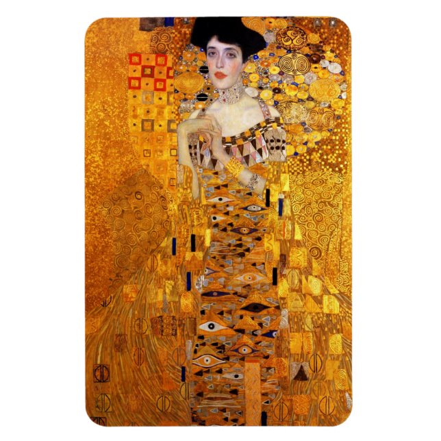 Ímã Retrato de Adele Bloch-Bauer de Gustav Klimt (Vertical)
