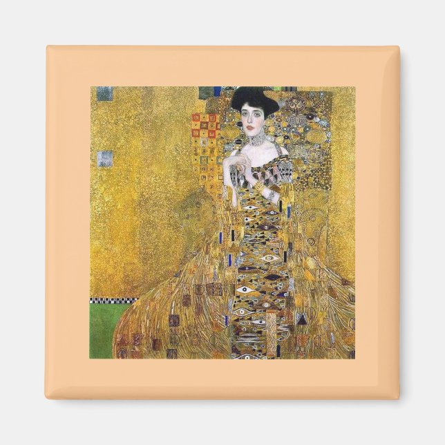 Imã Retrato de Adele Bloch-Bauer de Gustav Klimt (Frente)