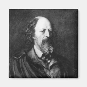Imã Retrato de Alfred, senhor Tennyson c.1860s