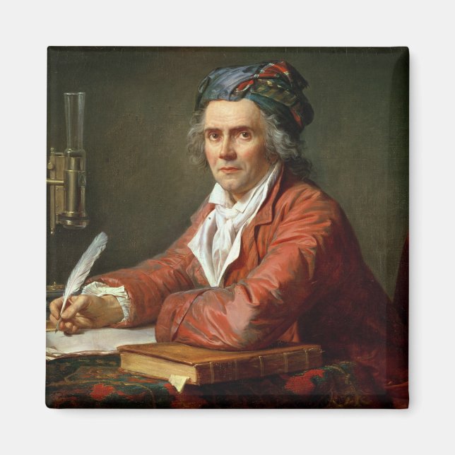 Imã Retrato de Alphonse Leroy, 1783 (Frente)