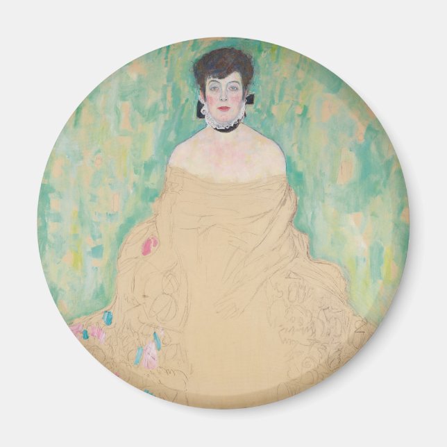 Imã Retrato de Amalie Zuckerkandl por Gustav Klimt (Frente)