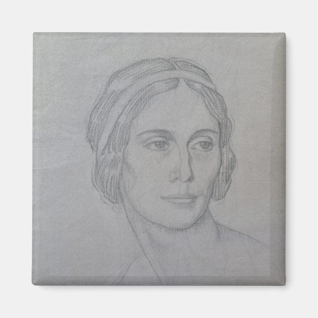 Imã Retrato de Anna Pavlova, 1908 (Frente)