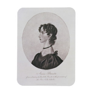 Ímã Retrato de Anne Bronte (1820-49) de um desenho mim