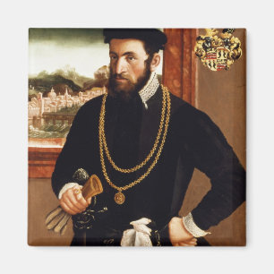 Imã Retrato de Anton Rummel von Liechtenstein