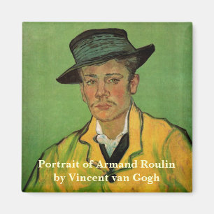 Imã Retrato de Armand Roulin por Vincent van Gogh