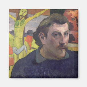 Imã Retrato de auto com o cristo amarelo, 1890