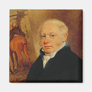 Imã Retrato de Ben Marshall (1767-1835) (óleo no canv