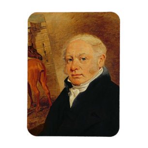 Ímã Retrato de Ben Marshall (1767-1835) (óleo no canv