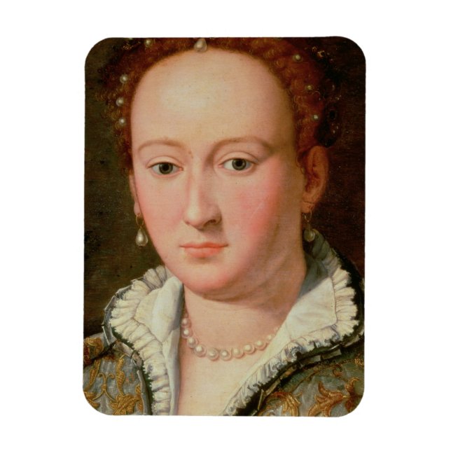 Ímã Retrato de Bianca Cappello, c.1580 (óleo em cobre) (Vertical)