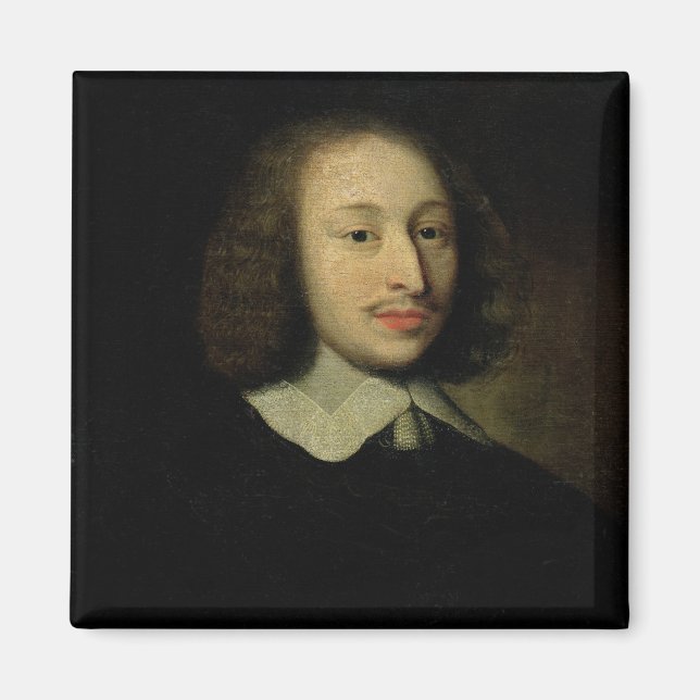 Imã Retrato de Blaise Pascal (Frente)