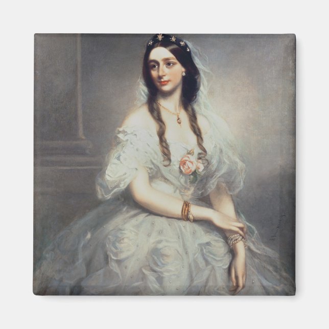 Imã Retrato de C.W.Stoughton (d.1907), Três Quar (Frente)