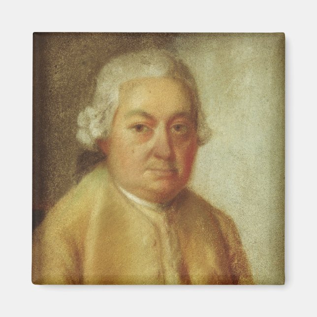 Imã Retrato de Carl Philipp Emanuel Bach, c.1780 (Frente)