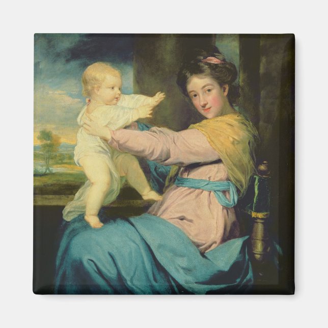 Imã Retrato de Caroline, Duquesa de Marlborough com (Frente)