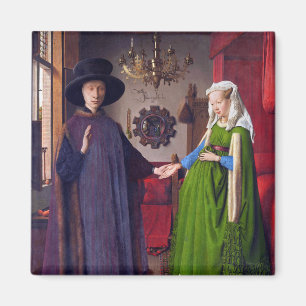 Imã Retrato de casamento daqui até janeiro Van Eyck