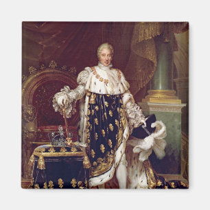 Imã Retrato de Charles X em vestes da coroação, 1827