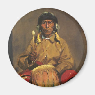 Imã Retrato de Dieguito Roybal por Robert Henri