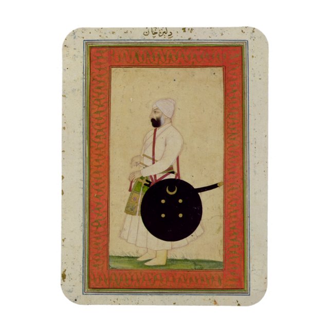 Ímã Retrato de Dilir Khan, c.1760, da Large Cli (Vertical)