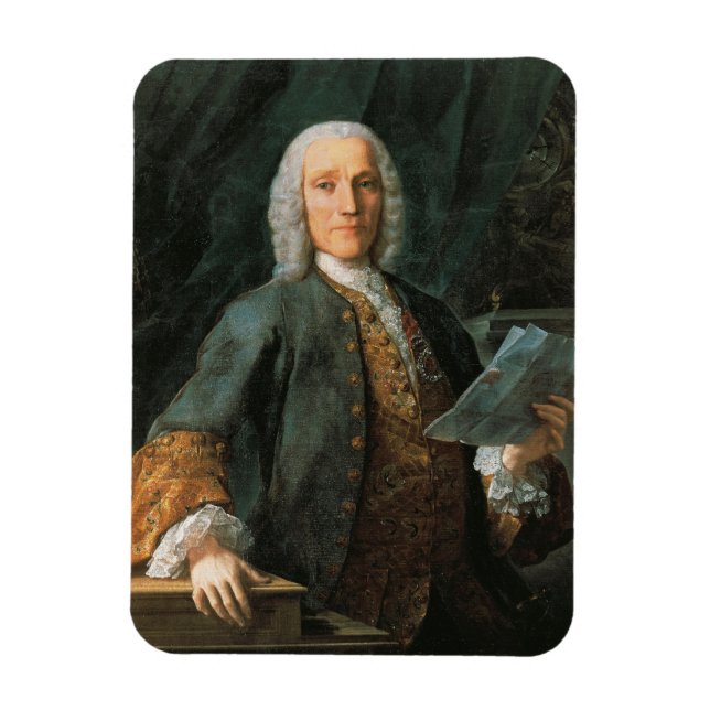 Ímã Retrato de Domenico Scarlatti (Vertical)