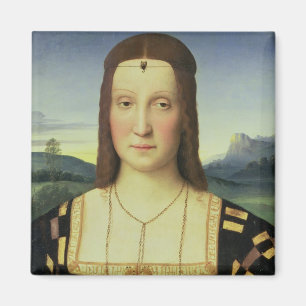 Imã Retrato de Elizabeth Gonzaga, c.1504 (óleo na