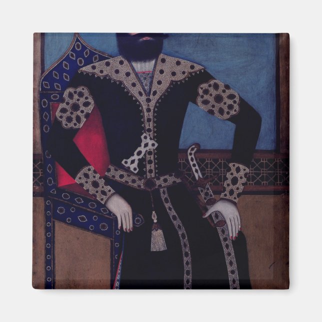 Imã Retrato de Fath-Ali, Shah do Irã, (Frente)