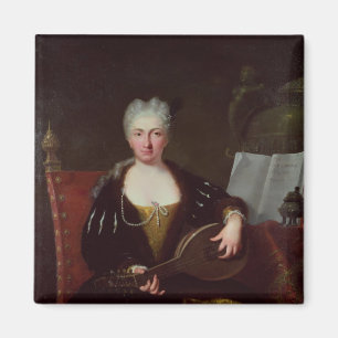 Imã Retrato de Faustina Bordoni, o cantor de Handel