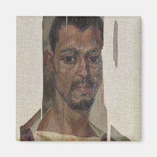 Imã Retrato de Fayum (cera do encaustic na madeira)