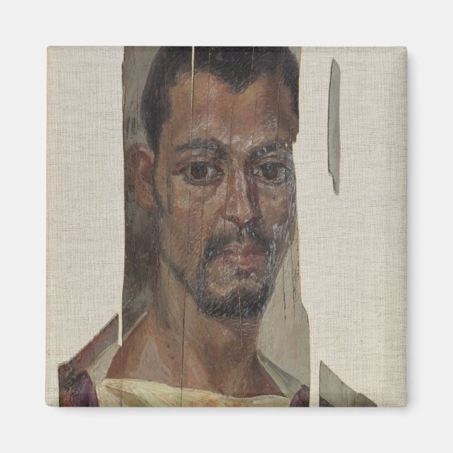 Imã Retrato de Fayum (cera encáustica sobre madeira) (Frente)