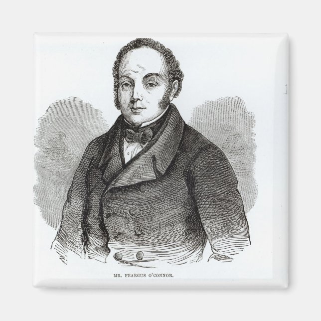 Imã Retrato de Feargus O'Connor (Frente)