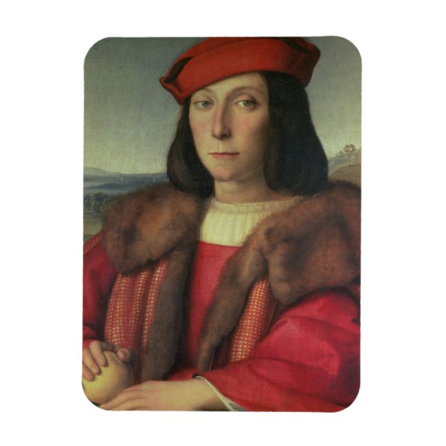 Ímã Retrato de Francesco della Rovere, Duque de Urbino (Vertical)